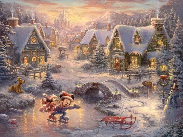  key - Mickey and Minnie Sweetheart Holiday TK Christmas